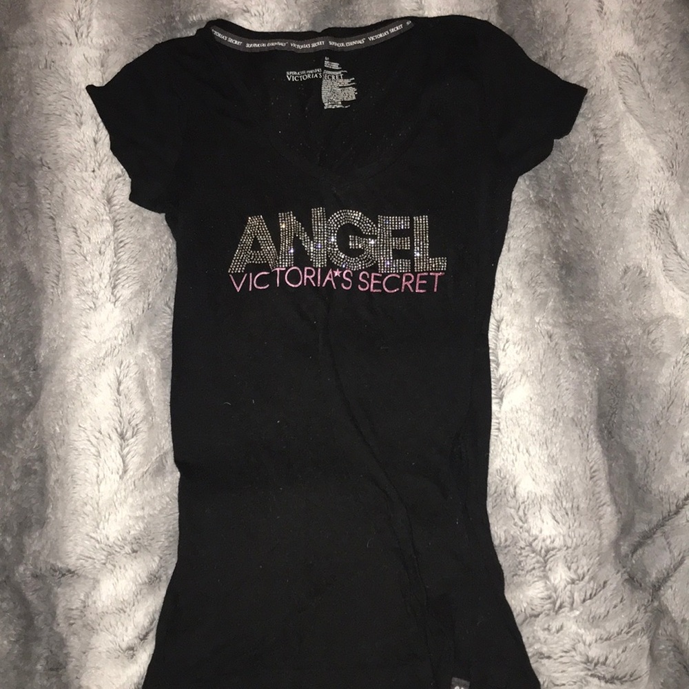 Black Victorias Secret T Shirt